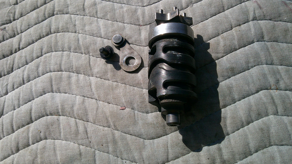 1981 YZ/IT 465 shift drum and forks