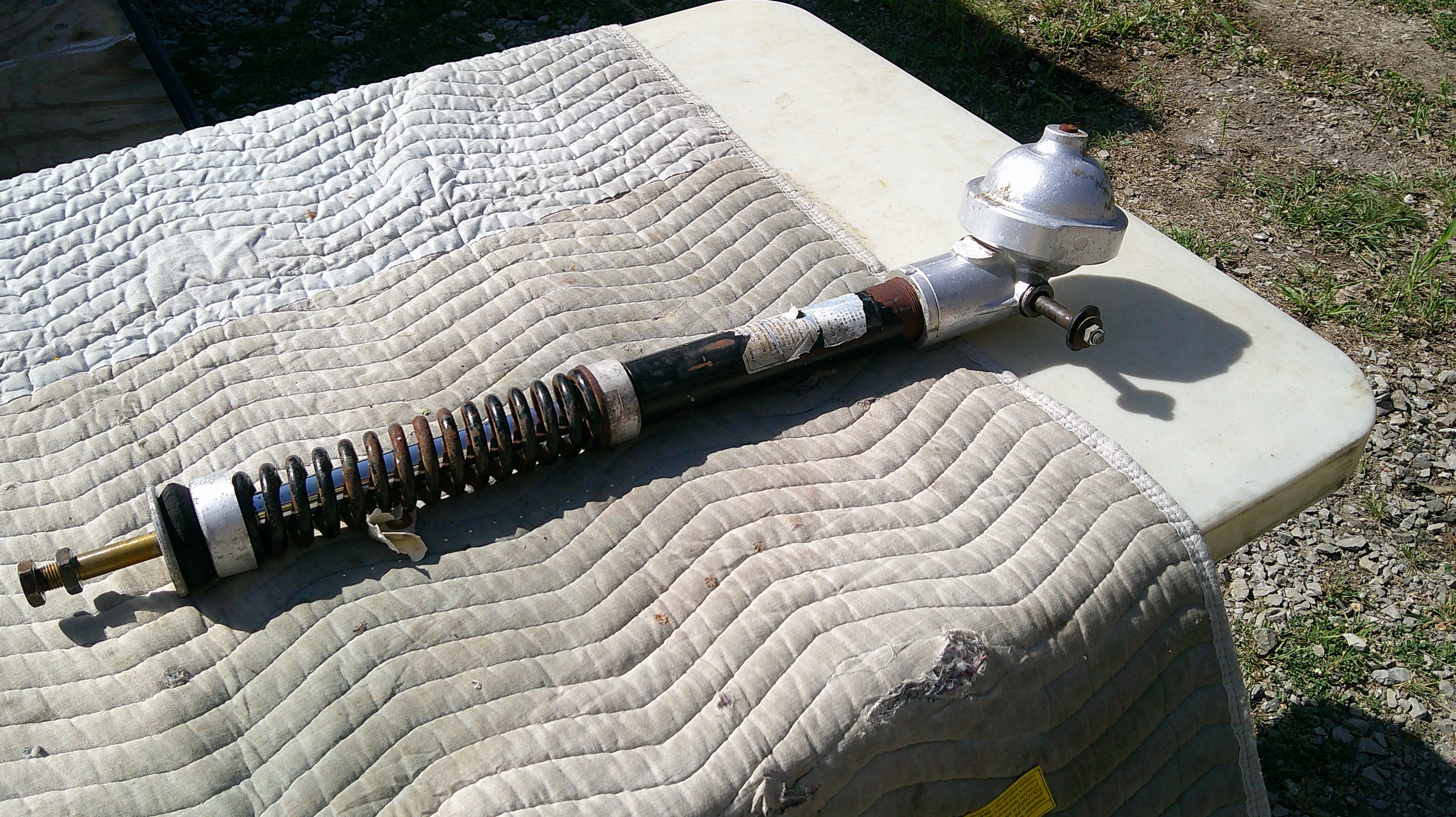 1976 Yamaha YZ125 rear shock