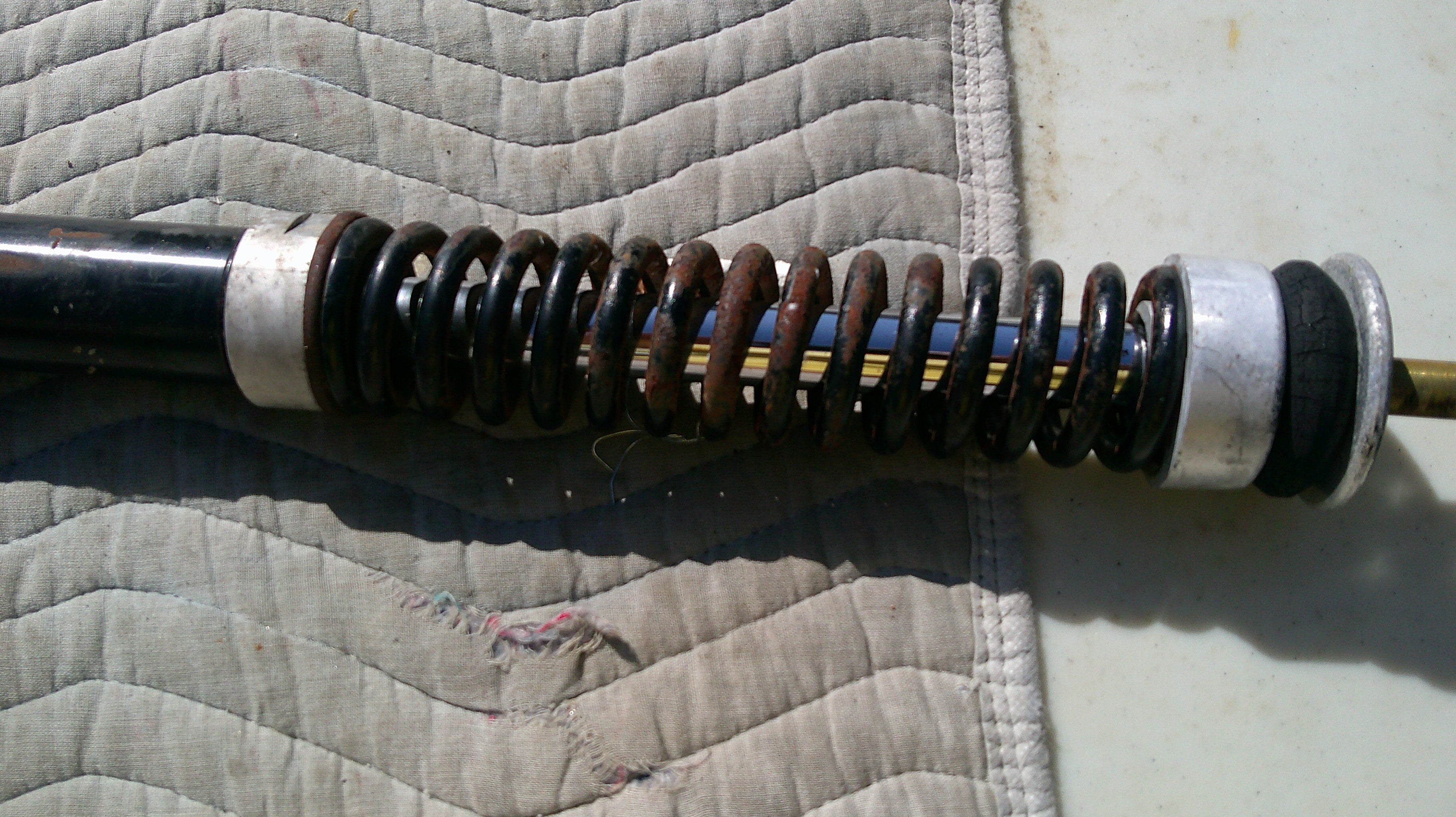 1976 Yamaha YZ125 rear shock