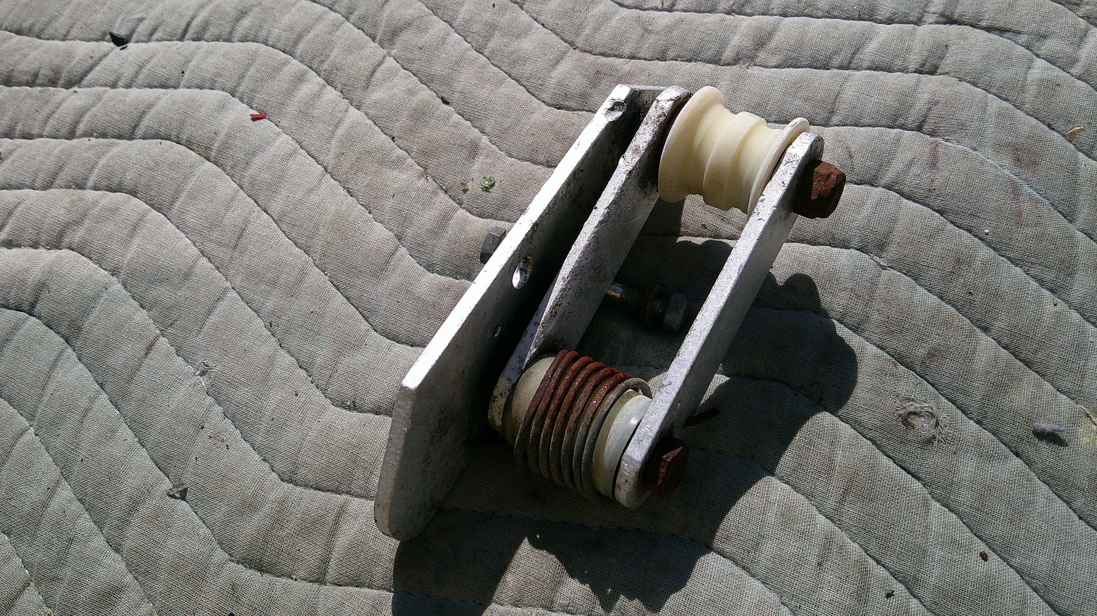 1976 Yamaha YZ125 chain tensioner