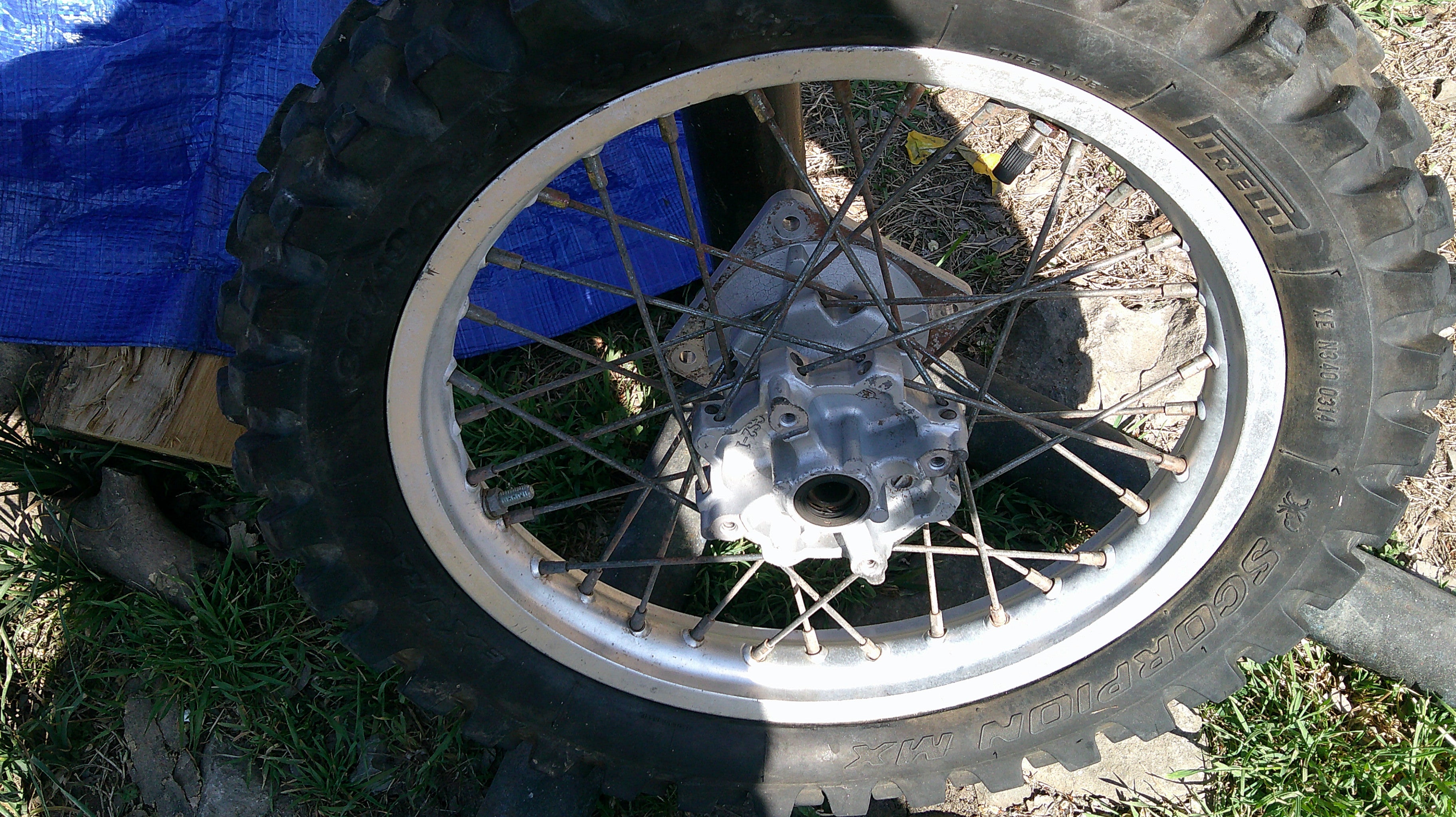 1998 Honda CR80 rear wheel