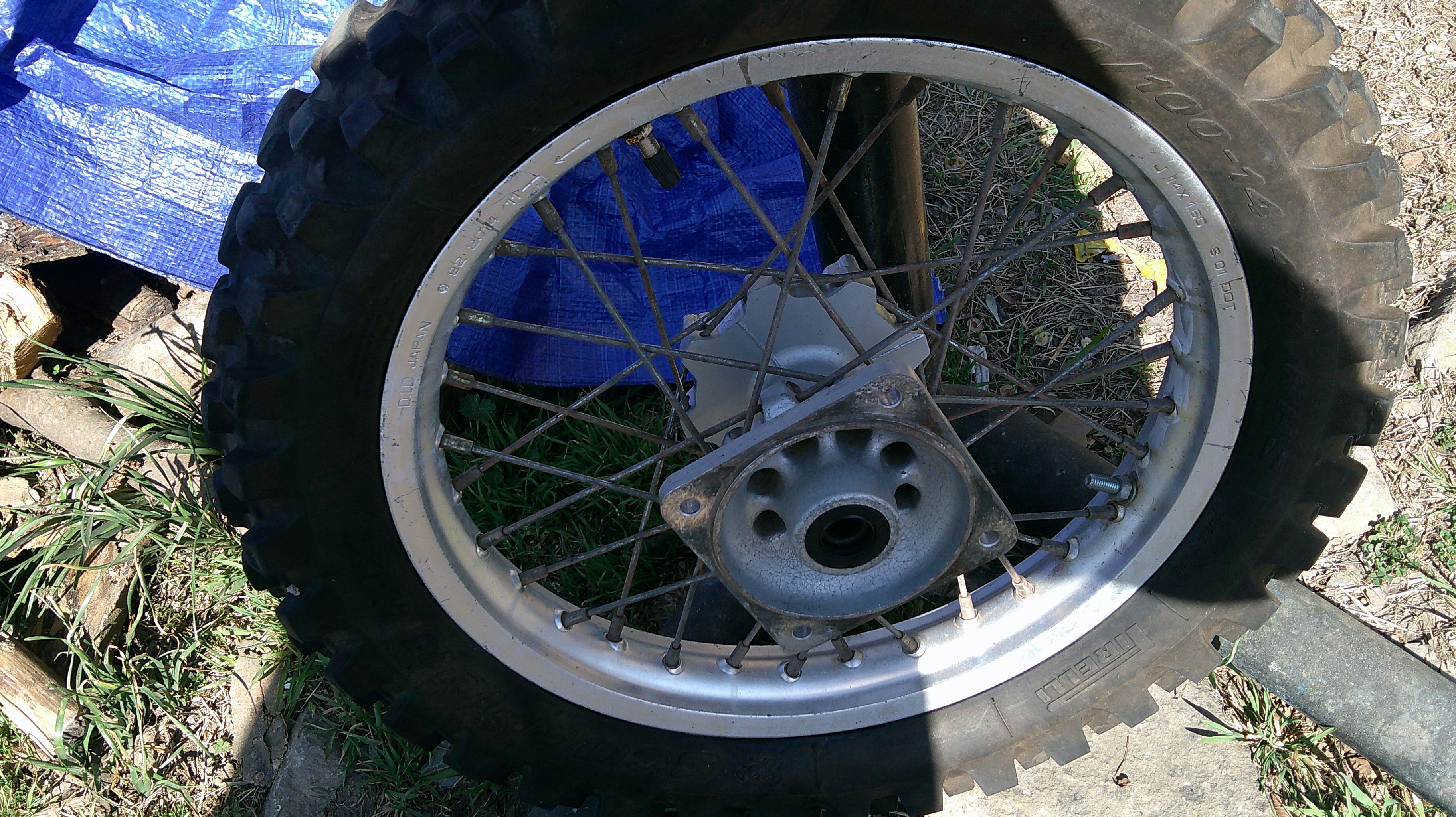 1998 Honda CR80 rear wheel