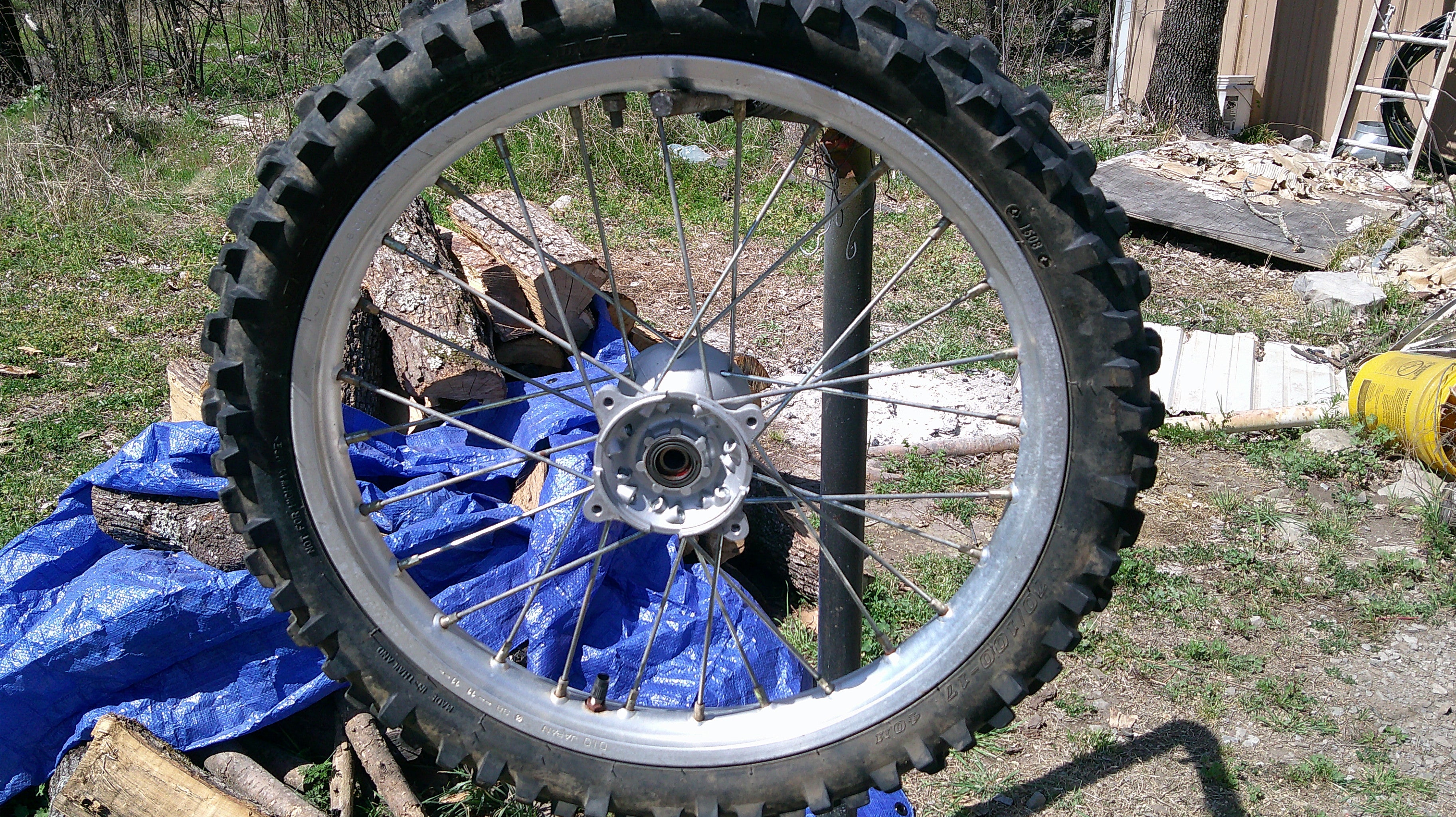 1998 Honda CR80 front wheel