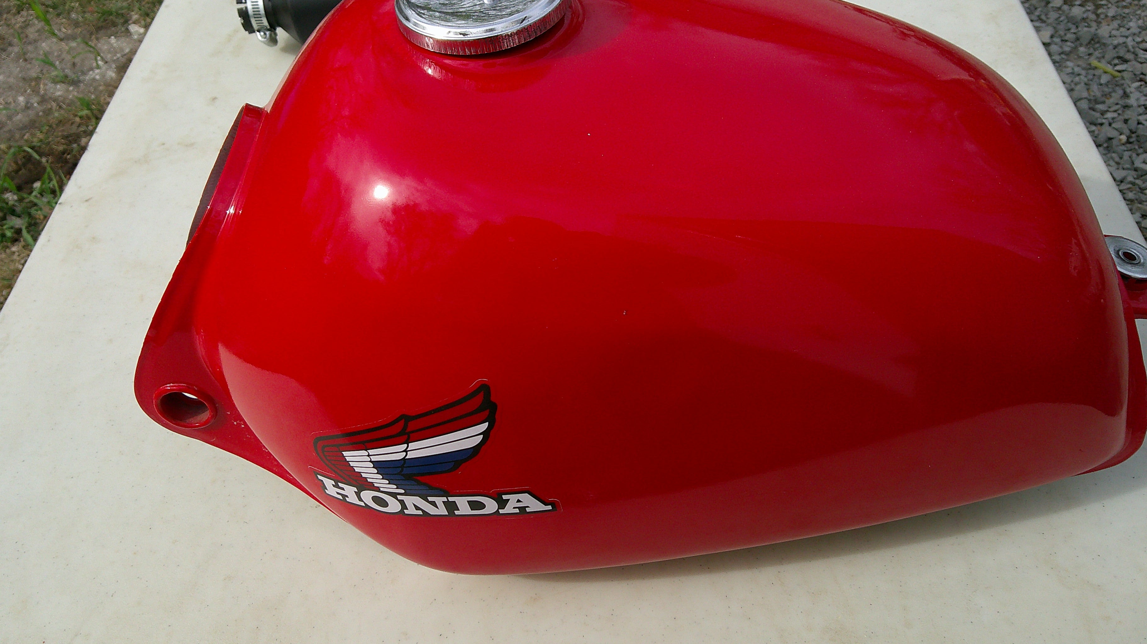 1976 Honda MT250 fuel tank