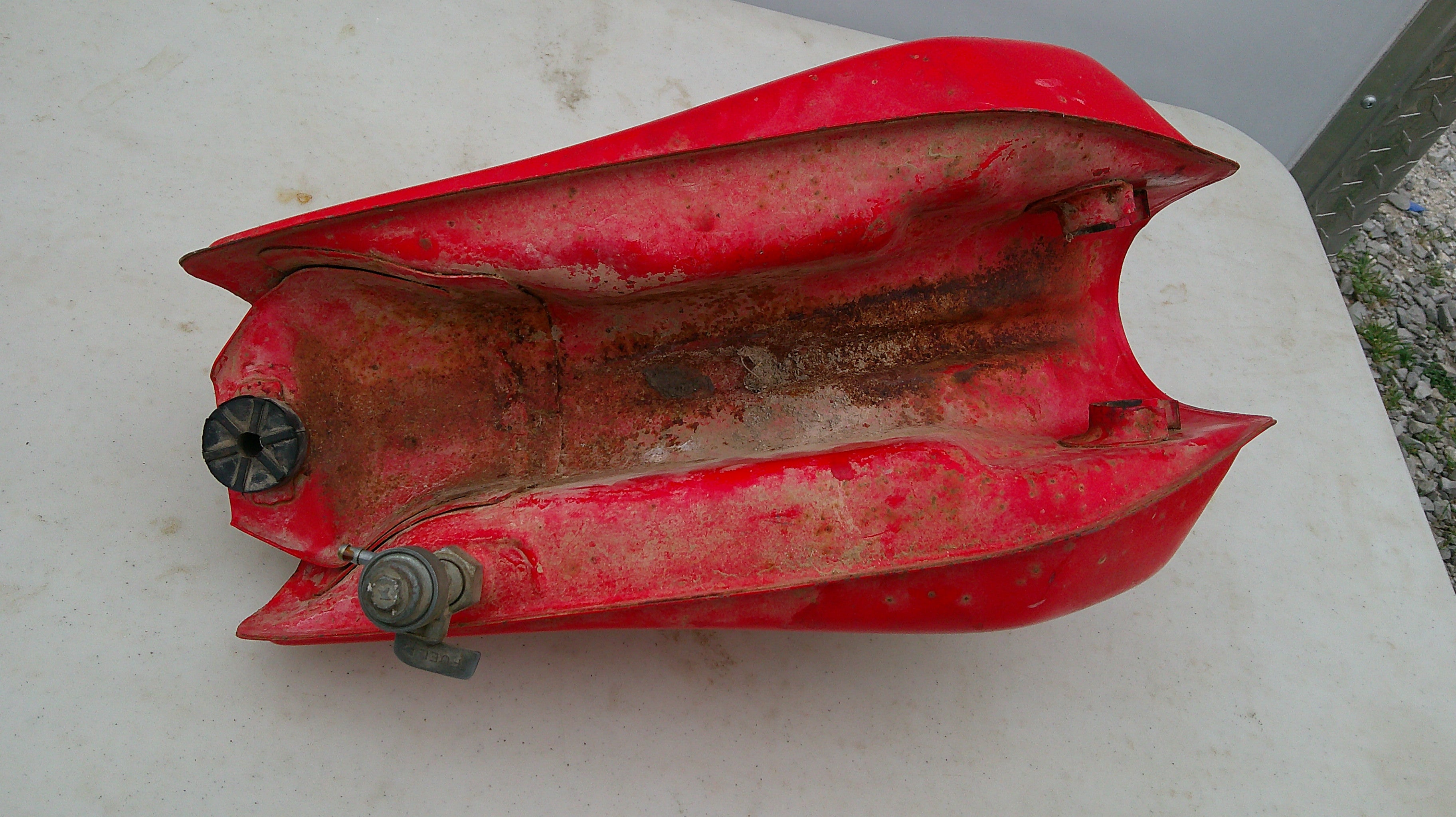 1983 Honda XR80 fuel tank