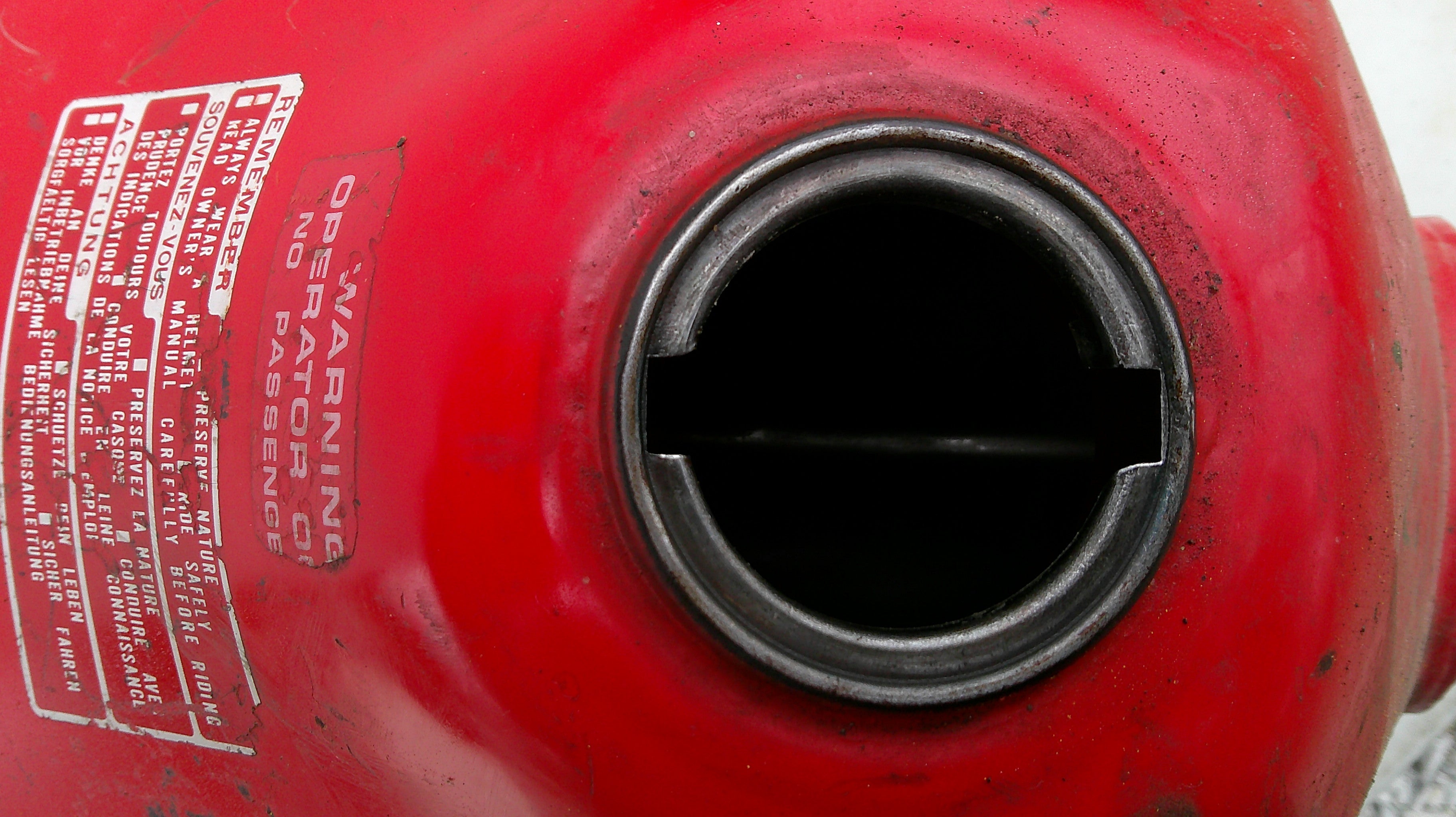 1983 Honda XR80 fuel tank