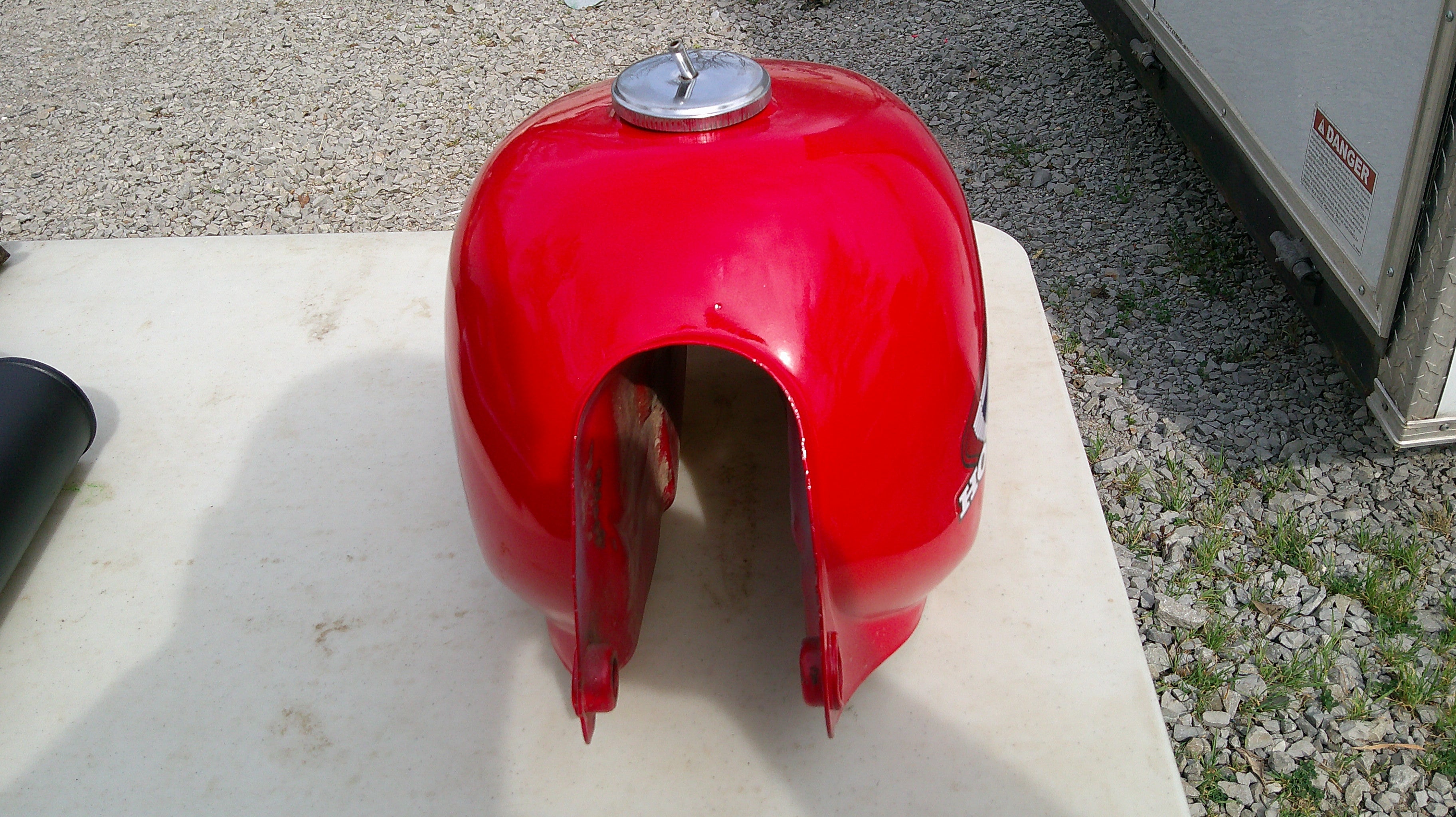 1976 Honda MT250 fuel tank