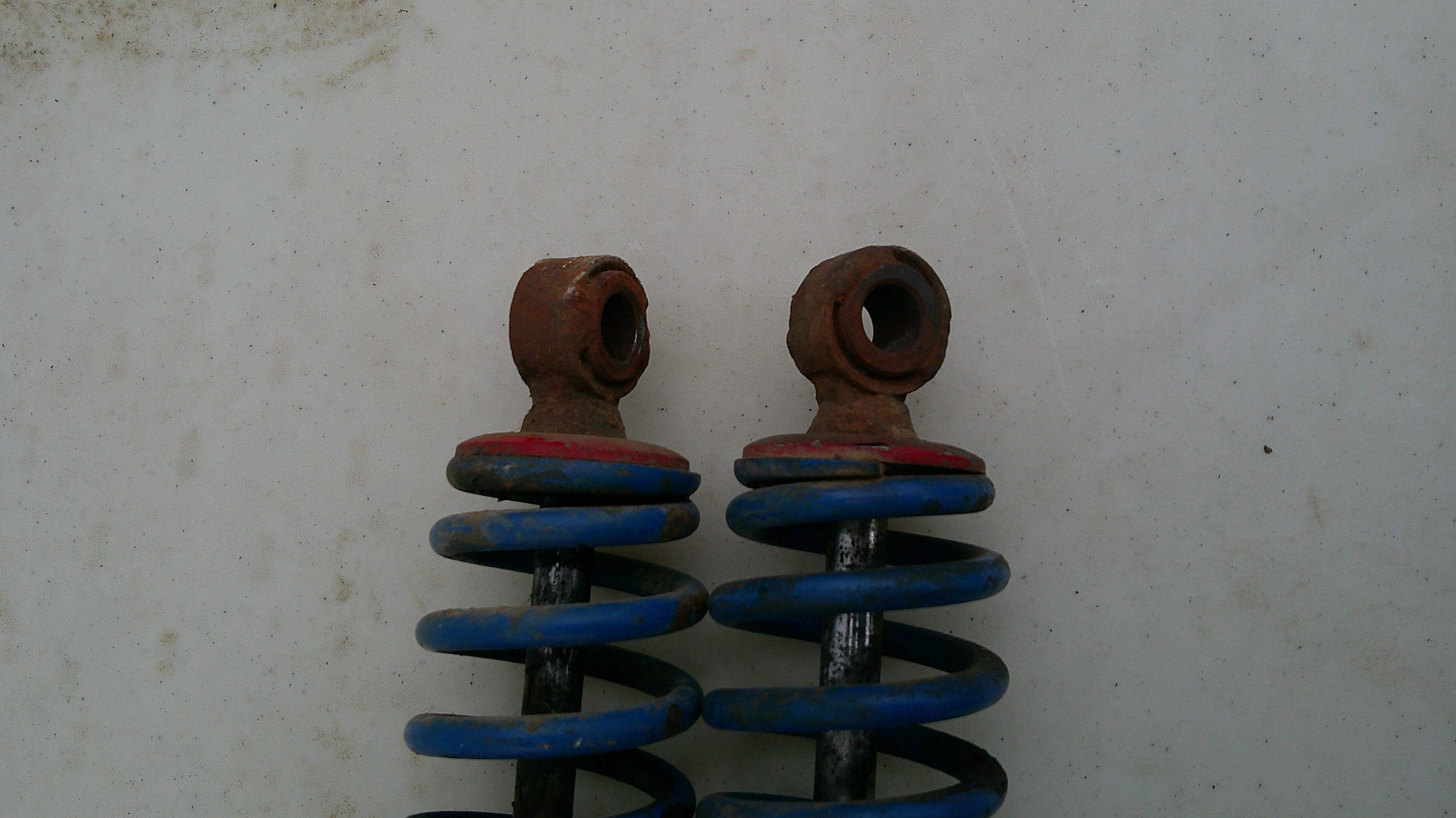1979 Honda CR 250 red rocket rear shocks
